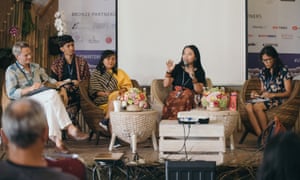 A panel at Ubud Writers and Readers festival 2018.