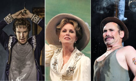 Benedict Cumberbatch in Hamlet, Joanna Lumley in The Cherry Orchard and Mark Rylance in Jerusalem