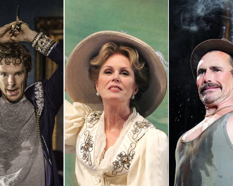 Benedict Cumberbatch in Hamlet, Joanna Lumley in The Cherry Orchard and Mark Rylance in Jerusalem