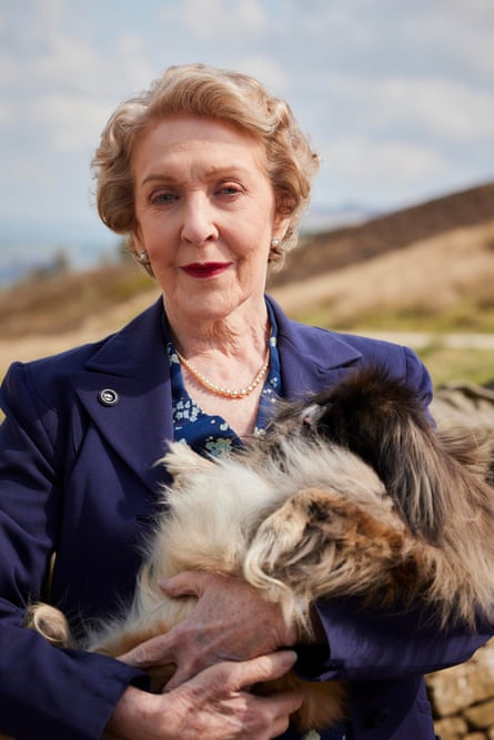 Patricia Hodge as Mrs Pumphrey in All Creatures Great and Small.