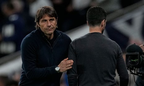 Antonio Conte advised Arsenal manager Mikel Arteta to stop complaining after Spurs beat Arsenal 3-0 in the Premier League to keep their hopes of Champions League qualification alive