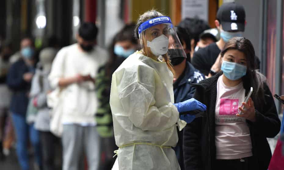 Australia’s economic figures ‘come before the Omicron wave and the surge in cases and people being unable to work at the same time people are more hesitant to go out in public’.