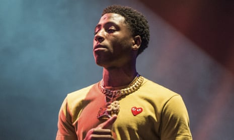 YoungBoy Never Broke Again on stage in August 2017.