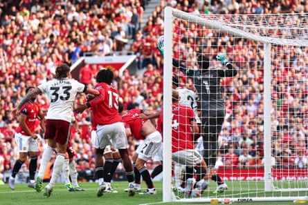 Altay Bayindir make a mess of an Arsenal corner before Riccardo Calafiori heads home from a yard out.