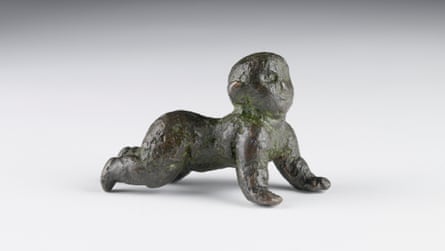Figurine of a crawling baby, 1600-700BC.