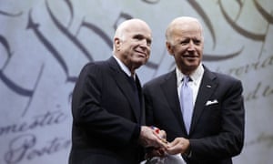 John McCain and Joe Biden in October, 2017.