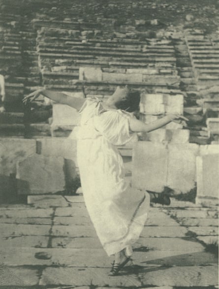 ‘The greatest woman the world has known’ … Isadora Duncan in the Theatre of Dionysus in Athens.