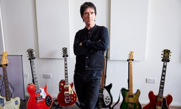 Johnny Marr at his recording studio in Stockport