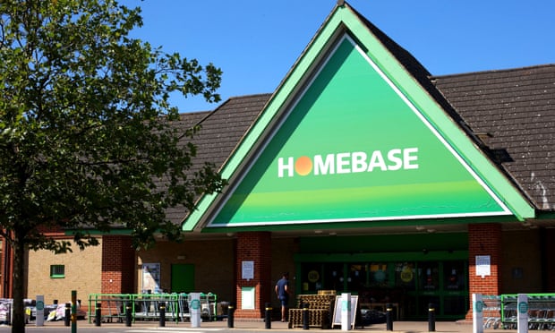 Homebase store in North Finchley, London