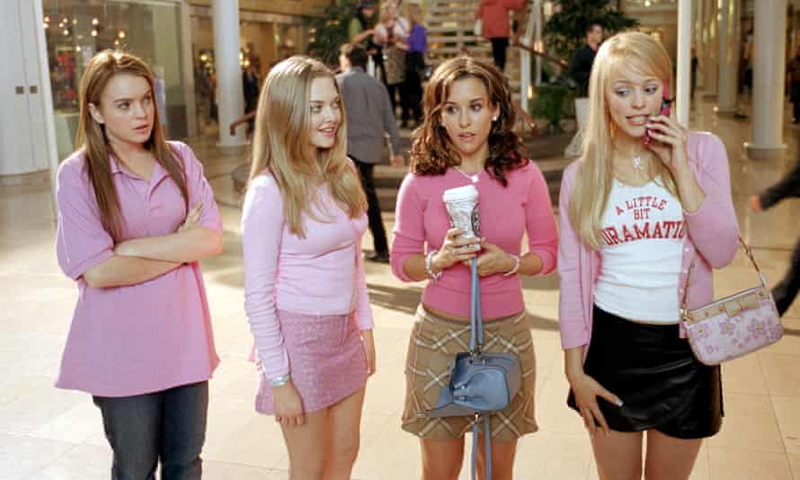 Mean Girls Lindsay Lohan, Amanda Seyfried, Lacey Chabert and Rachel McAdams in 2004.
