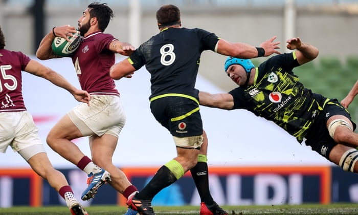 Billy Burns shines on first Ireland start in stuttering win over Georgia | Autumn Nations Cup | The Guardian