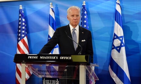 US vice-president Joe Biden during his visit to Jerusalem in March