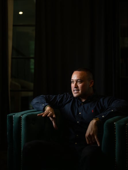 Handley successful a velvet armchair