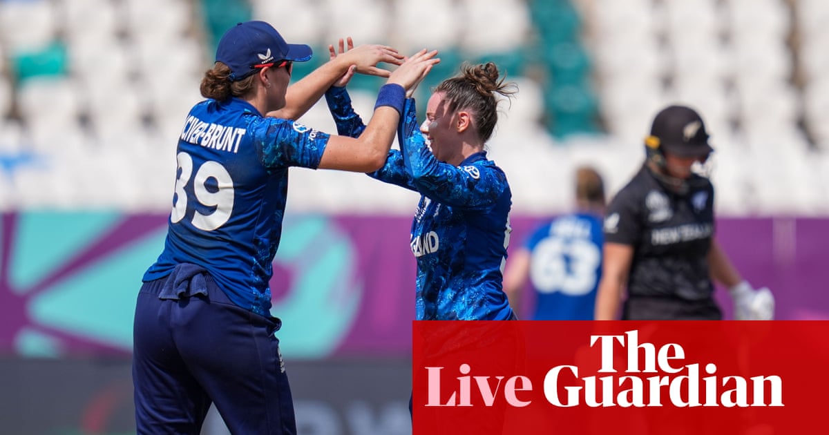 England v New Zealand: Women’s Cricket World Cup – live