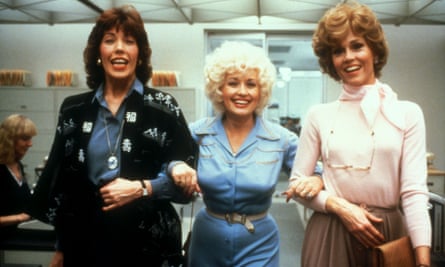 Lily Tomlin, Dolly Parton and Jane Fonda in Nine To Five.