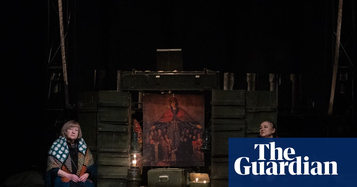 Angels and ammo: conflict seeps into everything in north-eastern Ukraine, even a nativity play
