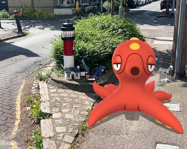 The Pokémon Octillery in Cambridge