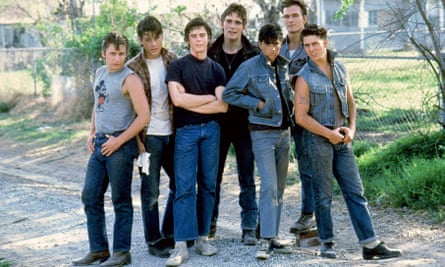 The cast of the The Outsiders film