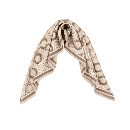 Rokit Vintage Y2K 00s Coach Monogram Silk Scarf