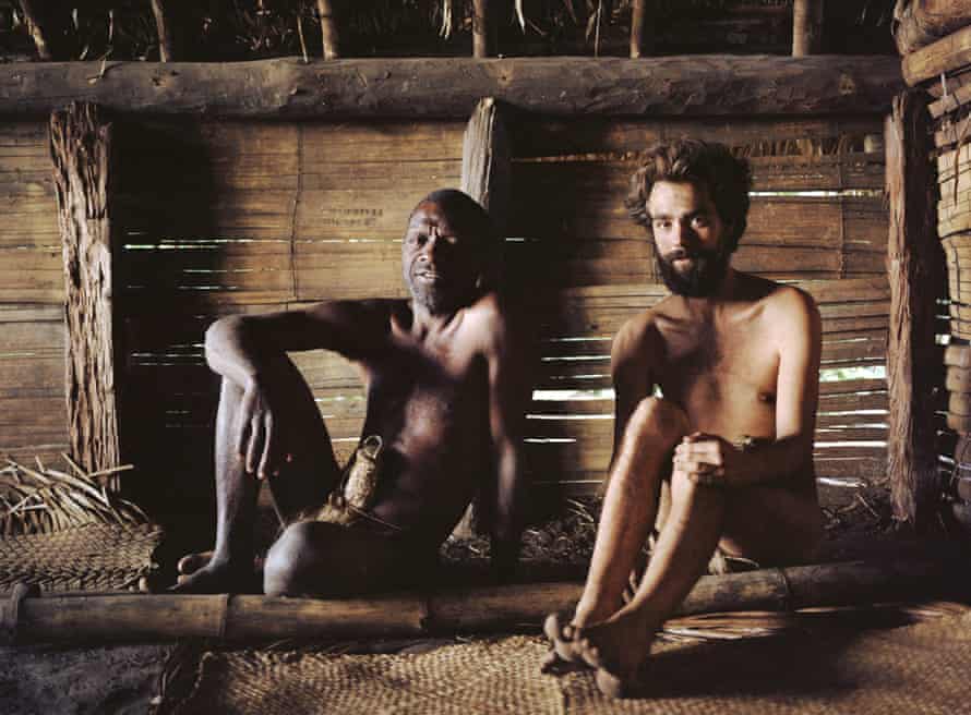 Jimmy Joseph (left) and Frank, a Norwegian drawn to Tanna by the prophecy about a returning king