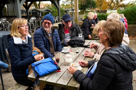 A rambling group made up of mainly retirees enjoying their weekly meet-up in Halesowen.