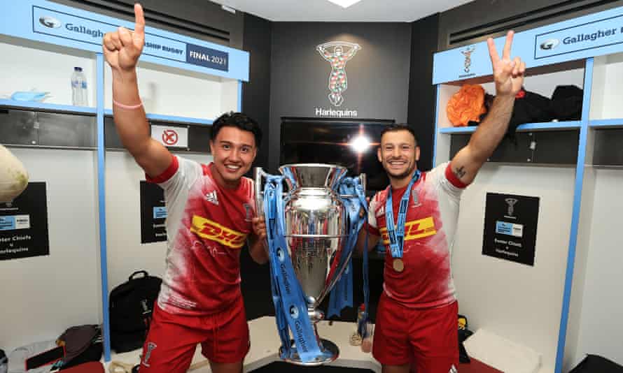 Danny Care ready to have fun in Australia after England exile ends | England rugby union team 1 Danny Care (right), pictured celebrating Harlequins winning the Premiership title with Marcus Smith in 2021