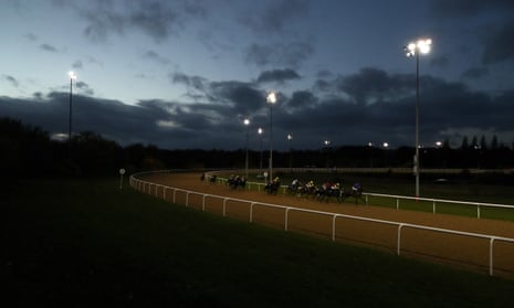 General view of Wolverhampton race course.