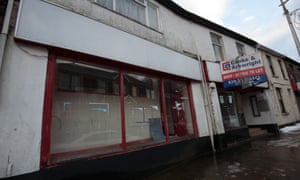 Richard Jones:CitadelShops are closed is Ebbw Vale high street, Blaenau Gwent, South Wales, UK. Ebbw Vale is considered one of the most deprived areas of the Wales and the UK in terms of unemployment, health and education. It was once a thriving community and the location of a large steel works with several coal mins in close proximity. Photo by Richard Jones