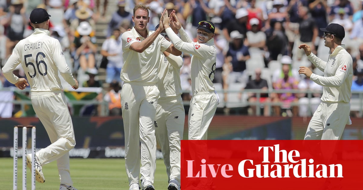 South Africa v England: second Test, day two – live!