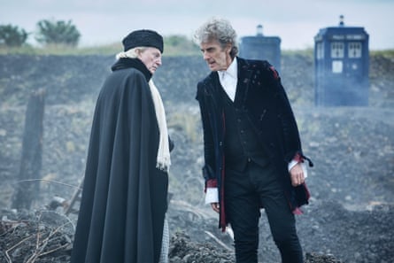 David Bradley and Peter Capaldi in Twice Upon A Time episode.