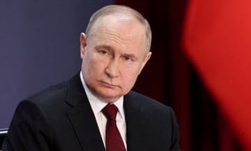 Russian president Vladimir Putin in Moscow.