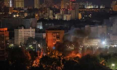 Russia-Ukraine war live: person killed in ‘massive’ overnight strikes on Kyiv; Zelenskiy welcomes ‘good result’ from Nato summit | Ukraine Russia-Ukraine war live: person killed in ‘massive’ overnight strikes on Kyiv; Zelenskiy welcomes ‘good result’ from Nato summit | Ukraine