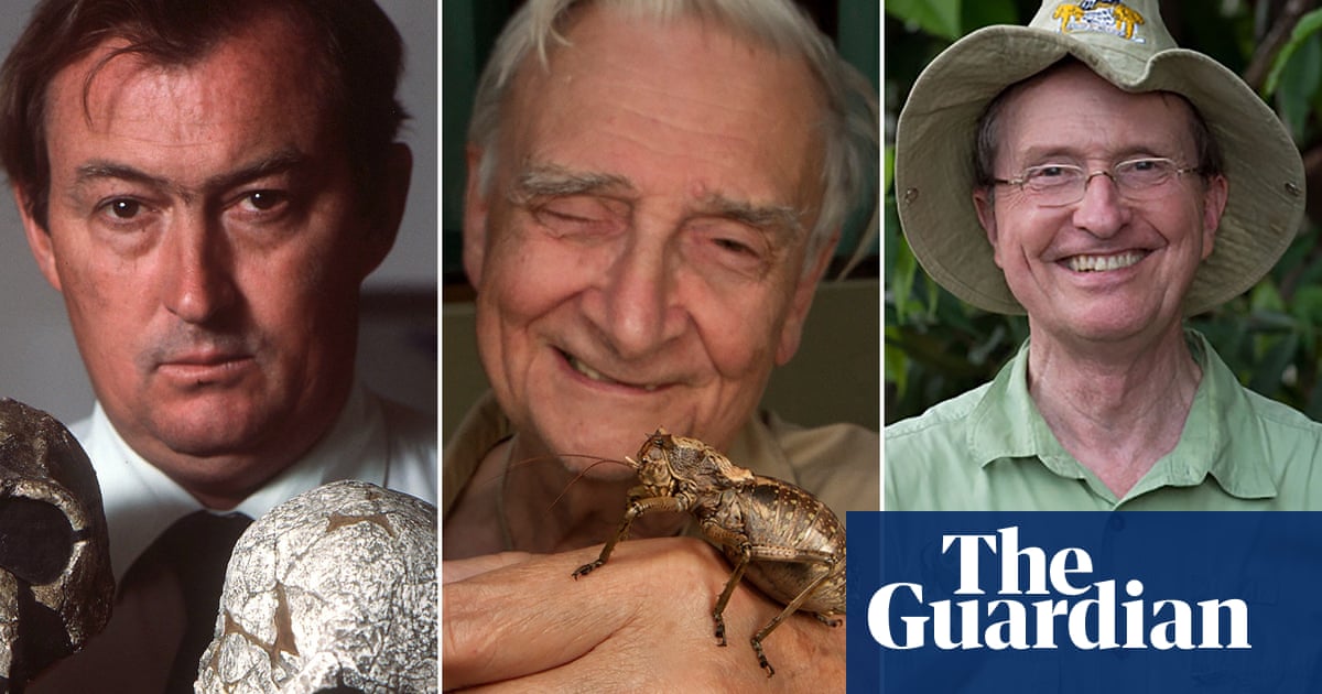 ‘They saw bigger things’: Richard Leakey, Edward O Wilson and Thomas Lovejoy remembered