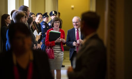 Senator Susan Collins on Capitol Hill on Tuesday.