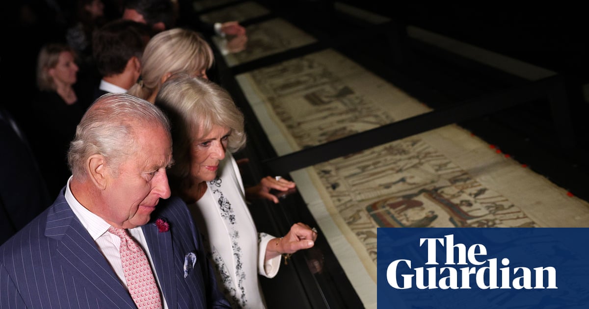 Bayeux tapestry loan symbolises ‘entente amicale’ between France and UK, says King Charles
