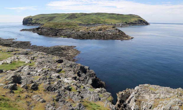 The Calf of Man, a small island on the Isle of Man’s south west coast, where seals sunbathe on the rocks and basking sharks swim.