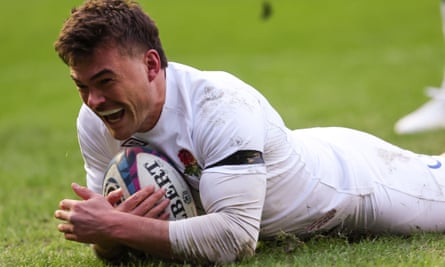 George Furbank gives England an early lead.