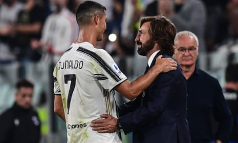 Andrea Pirlo got under way as Juventus manager with a 3-0 defeat of Claudio Ranieri’s Sampdoria.