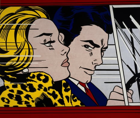 In the Car by Roy Lichtenstein