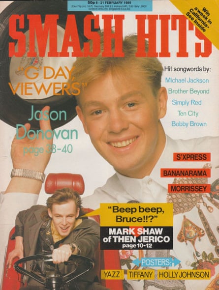 Jason Donovan cover from February 1989.