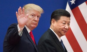 Donald Trump and Chinaâs President Xi Jinping.