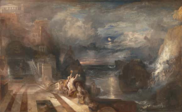 The Parting of Hero and Leander, before 1837. Found in the collection of the National Gallery, London. (Photo by Fine Art Images/Heritage Images/Getty Images)
