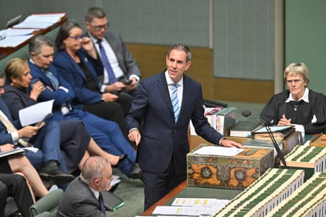 Jim Chalmers speaks in parliament