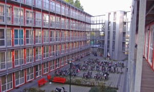 The Wenckehof container village in Amsterdam.