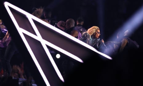 Gaga in action.