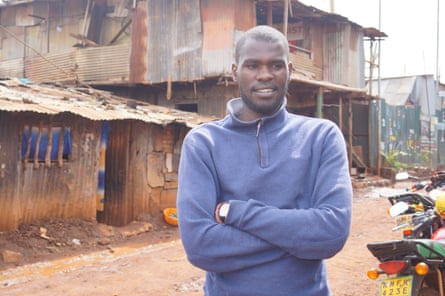 Haroun Kibogo has tranformed his life with Wainaina’s support now runs a shop.