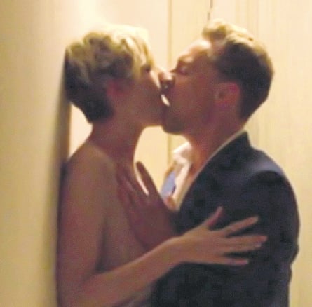 Tom Hiddleston and Elizabeth Debicki in a sex scene from BBC's The Night Manager’