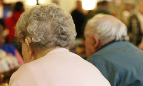 older people in an adult social care setting