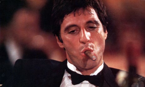 Al Pacino in the 1983 version of Scarface, which is set to be remade.