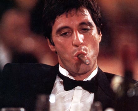 Pacino smoking a cigar
